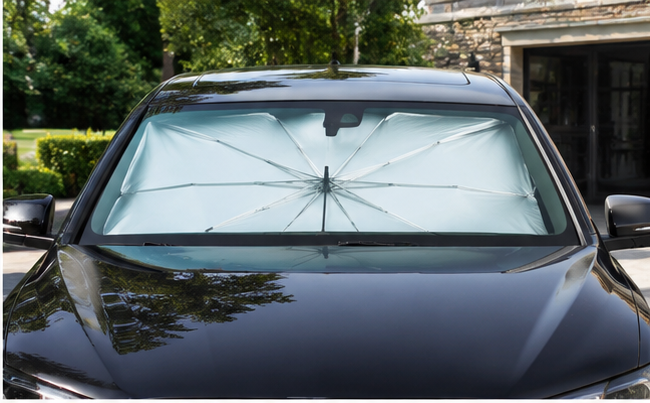Car Windshield Sun Umbrella – UV Protection, Foldable, Universal Fit